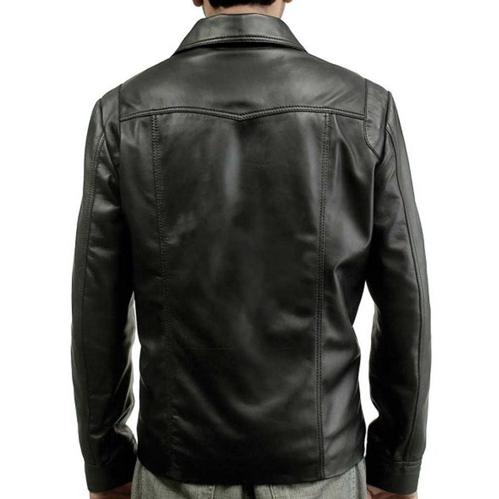 Brad Pitt Killing Them Softly Leather Jacket
