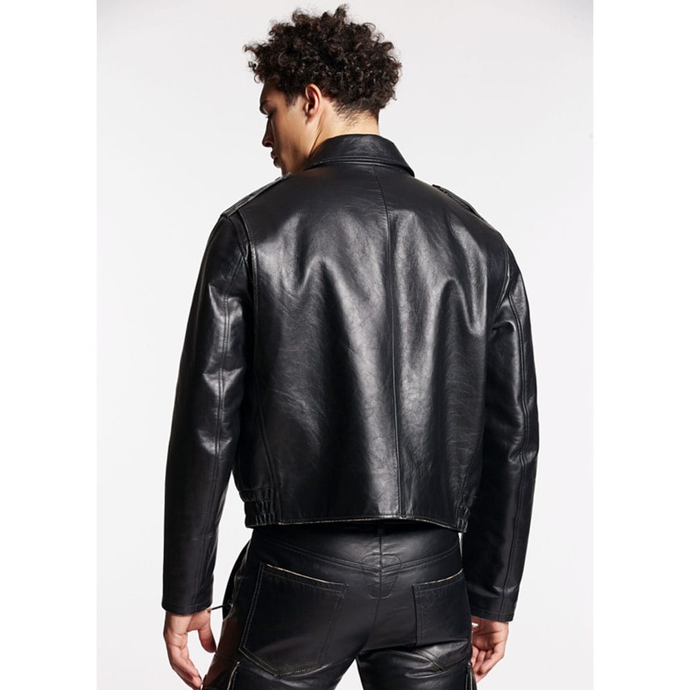 AVIATOR LEATHER JACKET