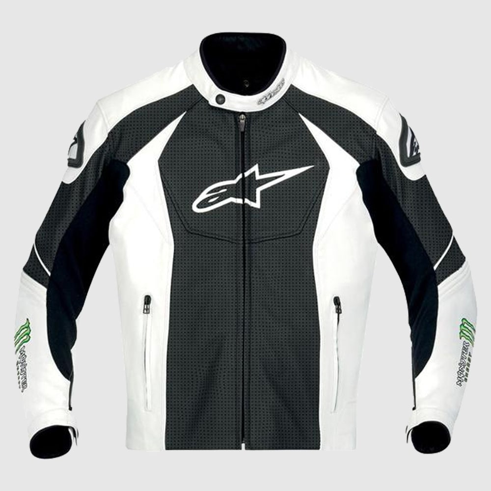 Alpinestars Monster Energy Leather Motorcycle Jacket