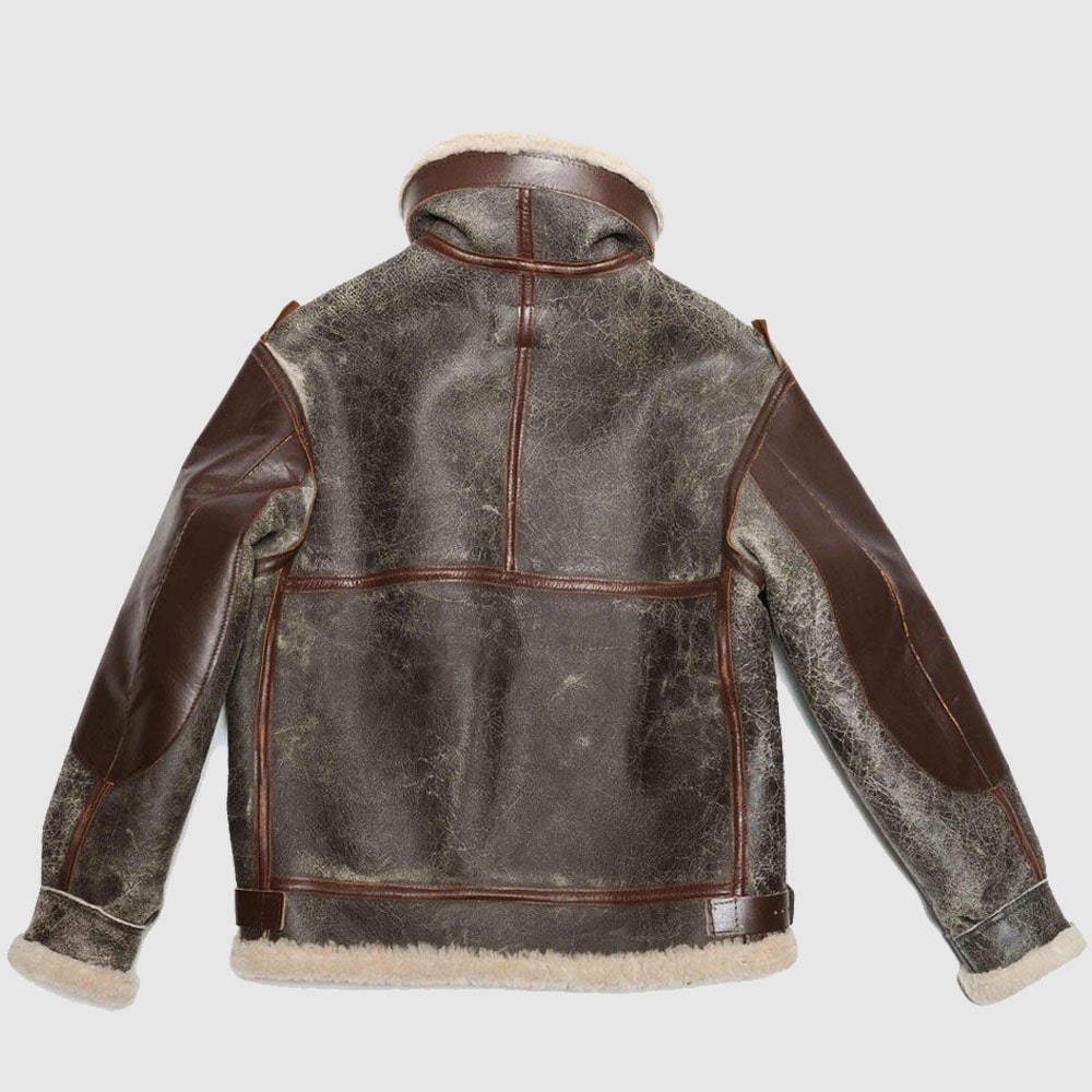 100 Mission B-3 Leather Bomber Jacket