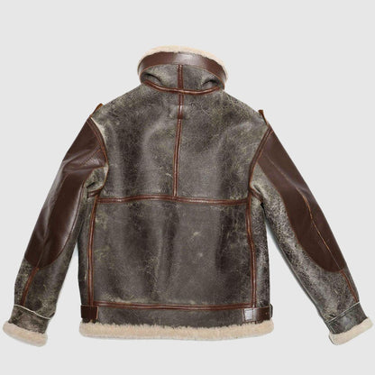 100 Mission B-3 Leather Bomber Jacket