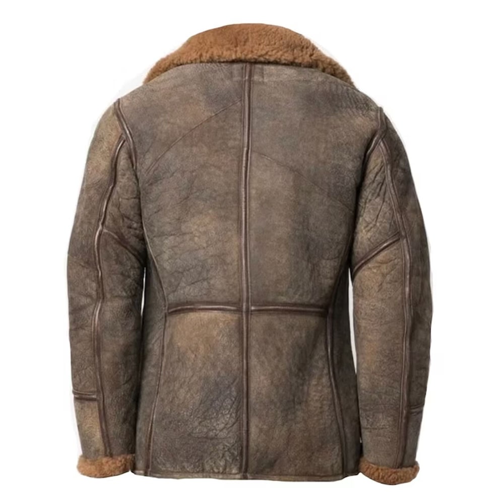 1920s Battle Military Aviator winter Bomber Leather Jacket