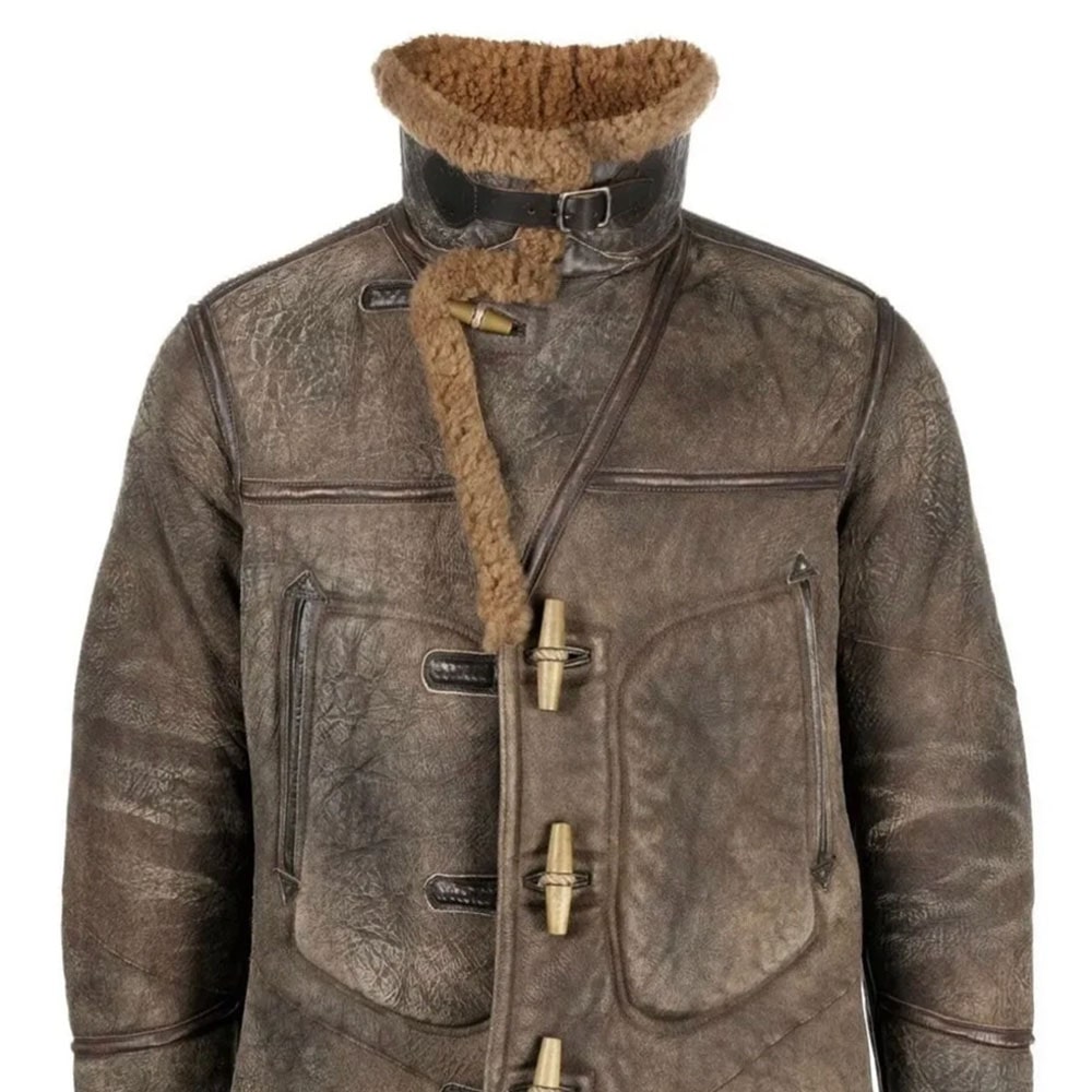 1920s Battle Military Aviator winter Bomber Leather Jacket