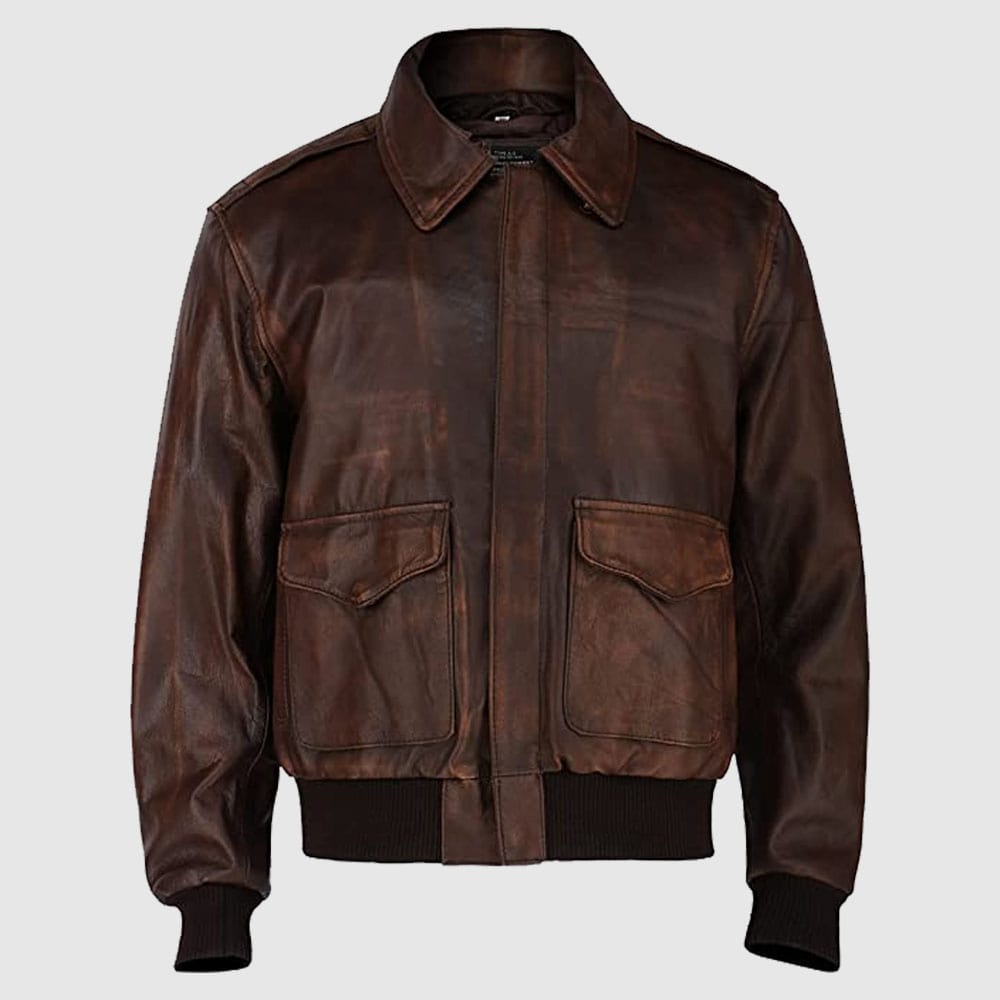 Aviator Men Leather Jacket