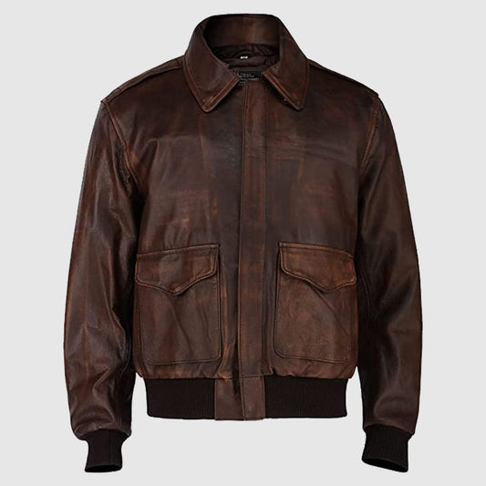 Aviator Men Leather Jacket