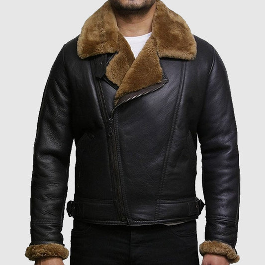 Men’s shearling sheepskin jacket