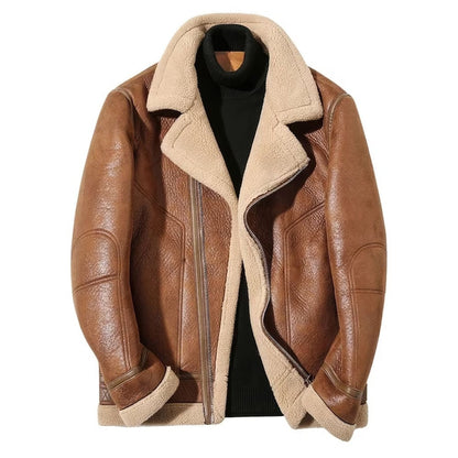 Bomber RAF Aviator Cockpit Pilot Leather Jacket