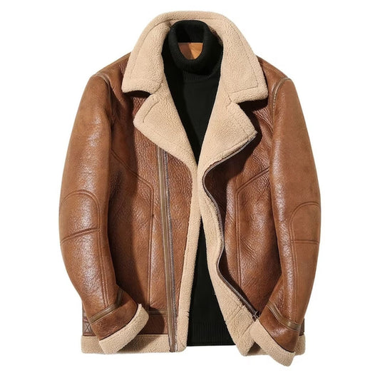 Bomber RAF Aviator Cockpit Pilot Leather Jacket
