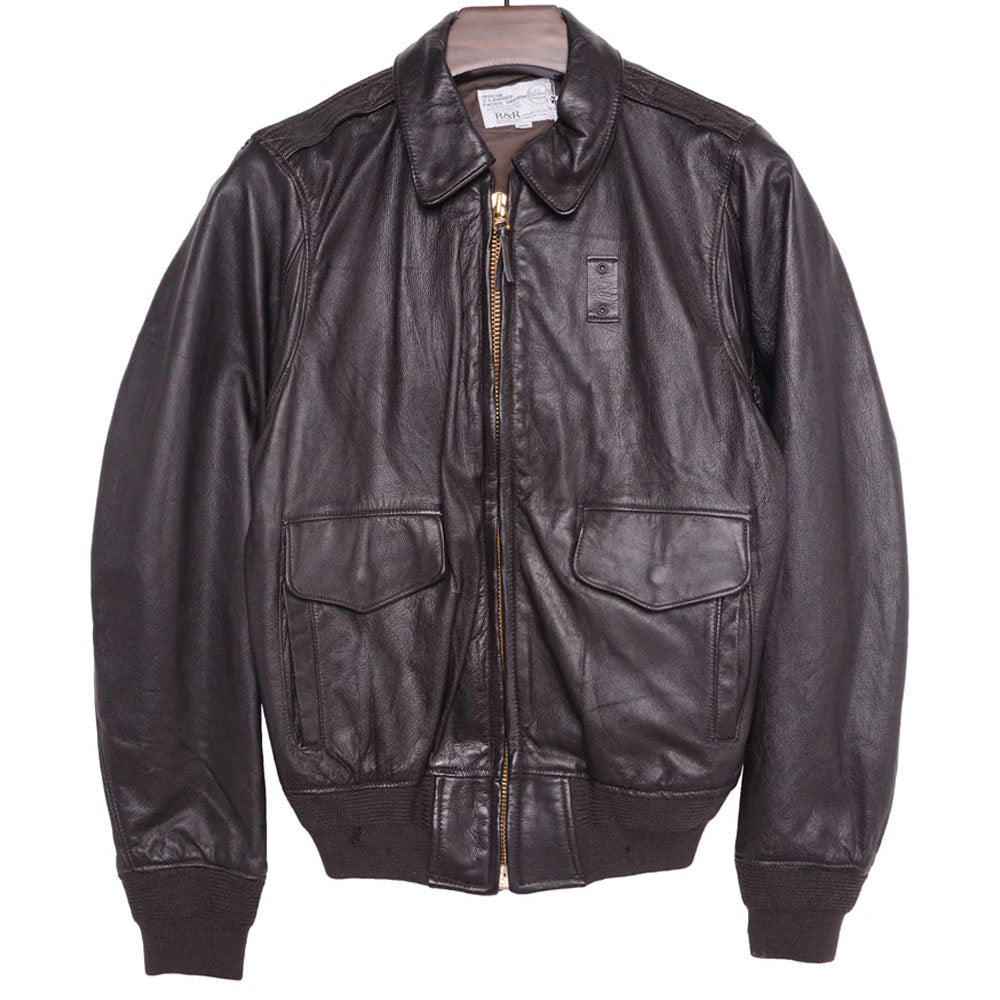 1980s Goatskin Leather Bomber USA