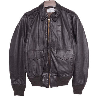 1980s Goatskin Leather Bomber USA