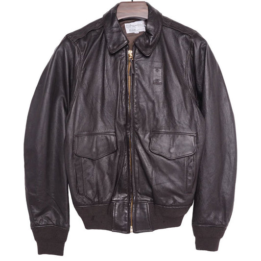 1980s Goatskin Leather Bomber USA
