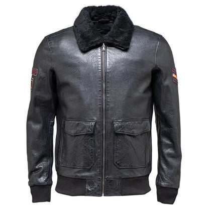 Aviator Men Leather Jacket