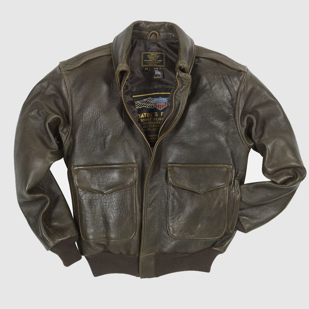 100 Mission A-2 Pilot’s Leather Jacket