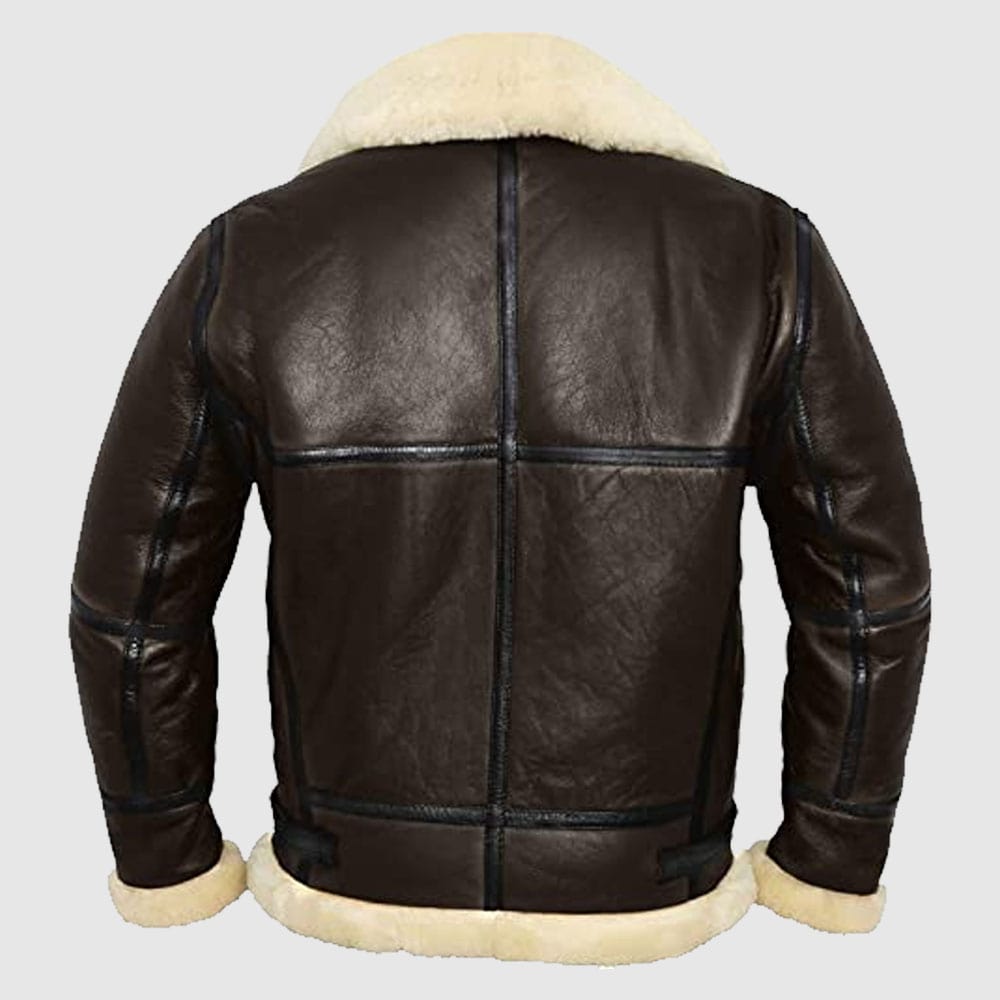 Bomber Jacket Aviator Real Shearling Jacket