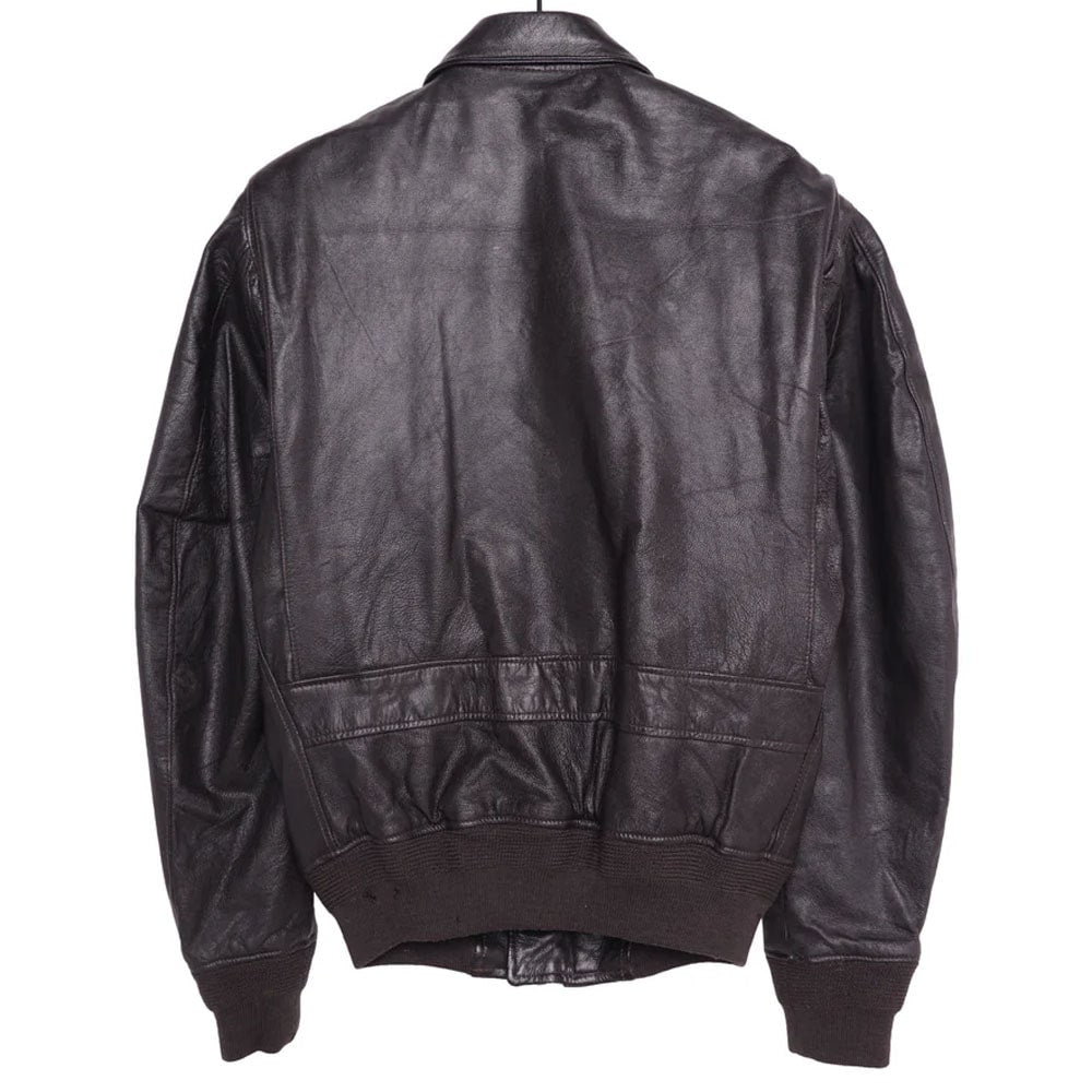 1980s Goatskin Leather Bomber USA