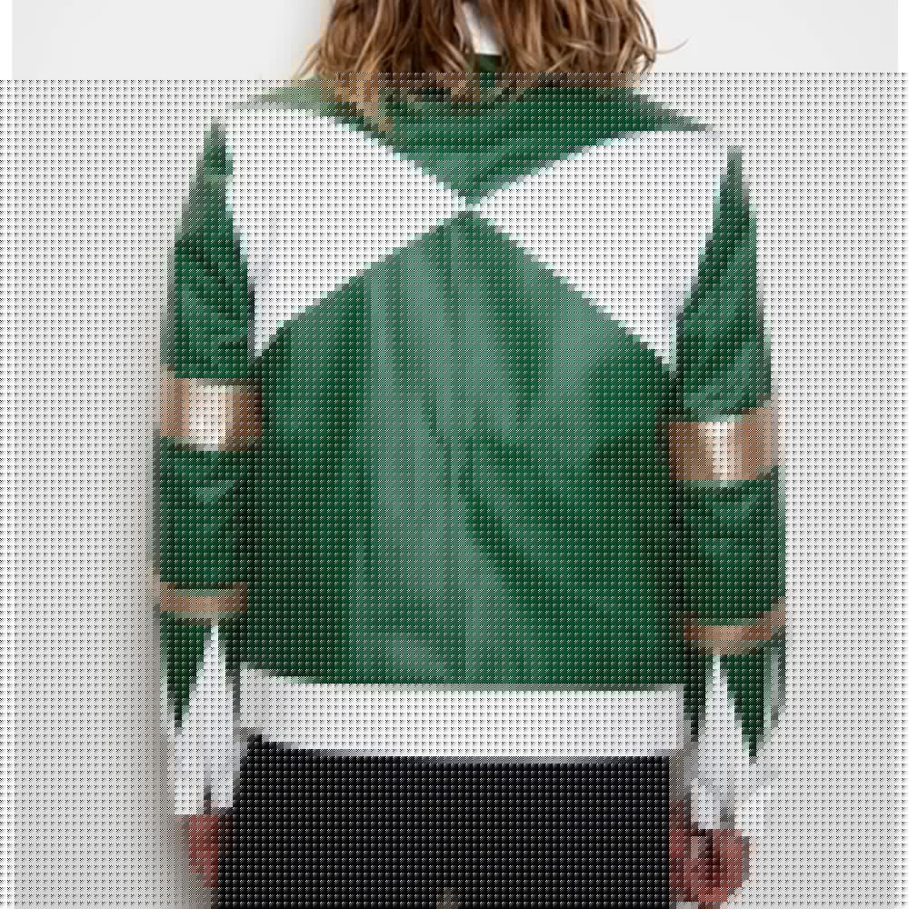 Mens Power Rangers Classic Leather Jacket Green