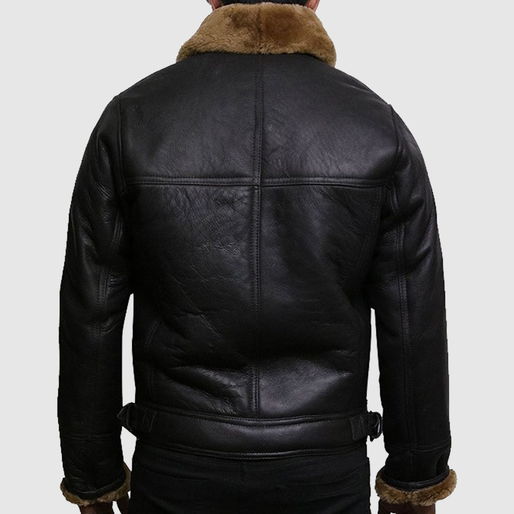 Men’s shearling sheepskin jacket