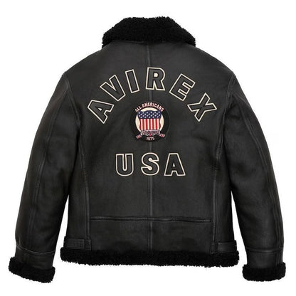 B-3 Bomber Suede Leather Jacket