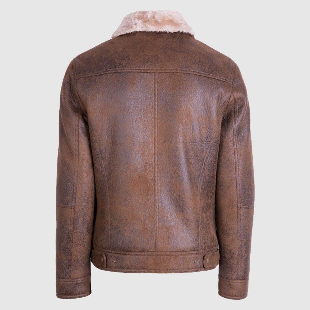Aviator Shearling Comfort Sheepskin Leather Jacket