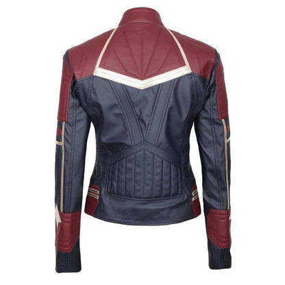 Avengers Endgame Captain Marvel Genuine Leather Jacket