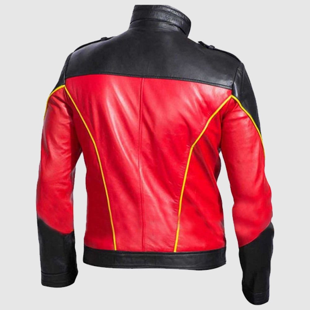 Batman Robin Tim Drake Red & Black Jacket