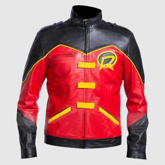 Batman Robin Tim Drake Red & Black Jacket