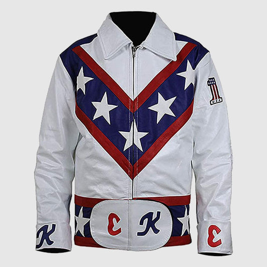 Daredevil Evel Knievel Leather Jacket