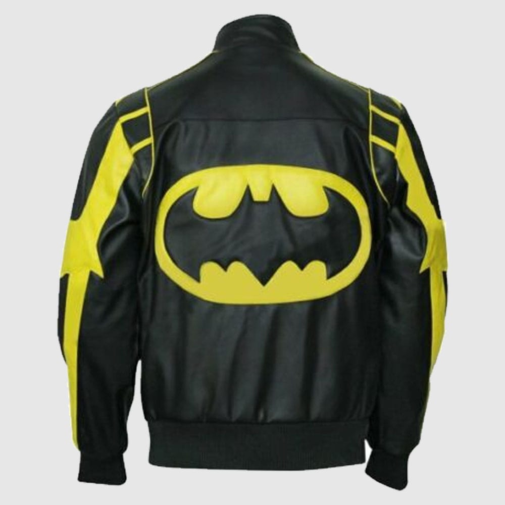 Mens Batman Arkham Knight Leather Jacket Costume