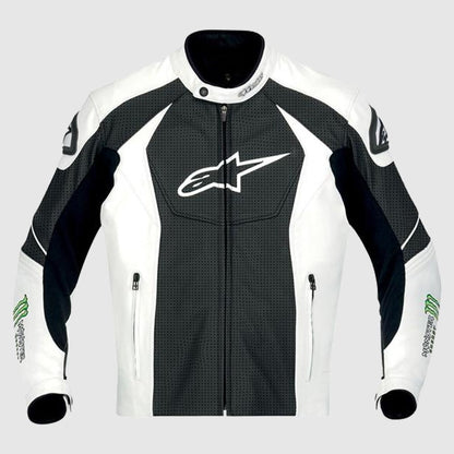 Alpinestars Monster Energy Leather Motorcycle Jacket