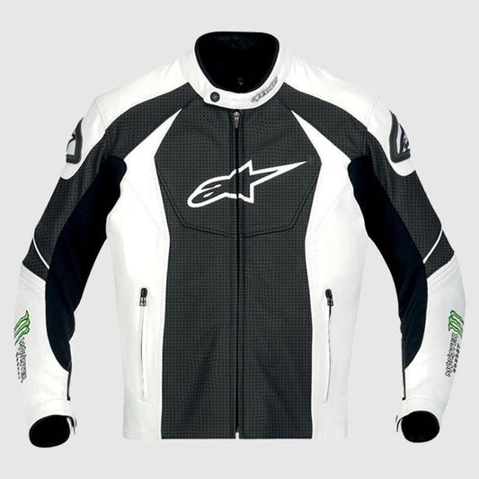 Alpinestars Monster Energy Leather Motorcycle Jacket