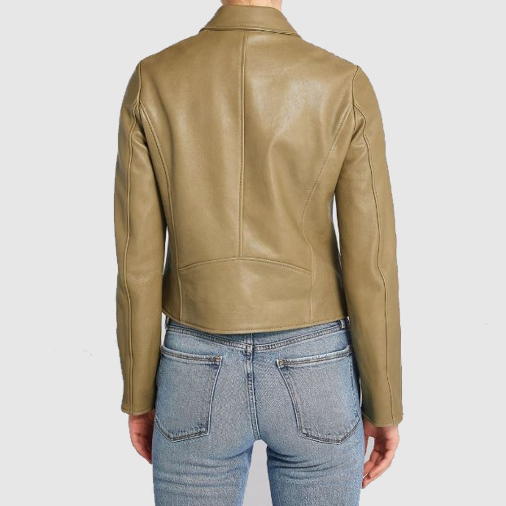 Meem Leather Biker Jacket Fashion Leather Jacket Women